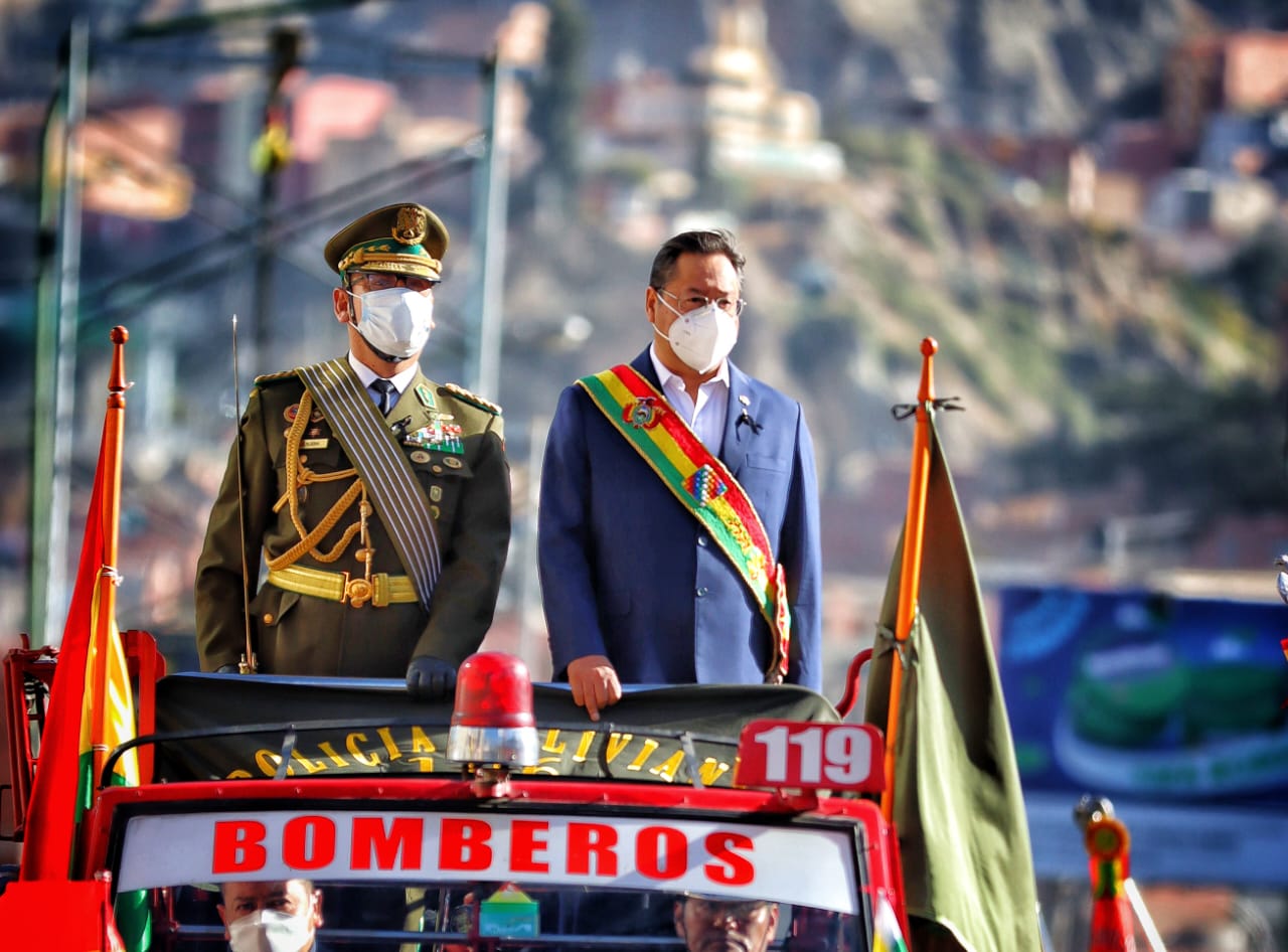 Presidente Arce participa en los 196 años de creación de la Policía Boliviana (adelanto)