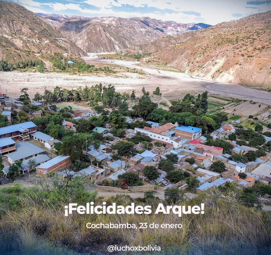 Presidente saluda los 197 años de creación de Arque y destaca el potencial agrícola del municipio