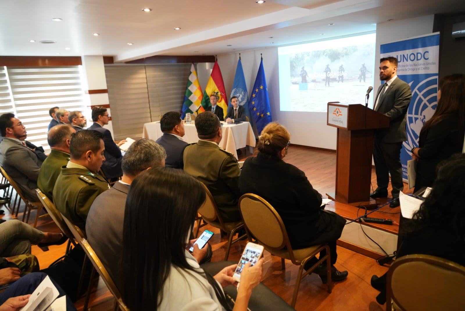 En 2022 secuestran 20,34 toneladas de cocaína en Bolivia, la Unodc y la UE destacan logros