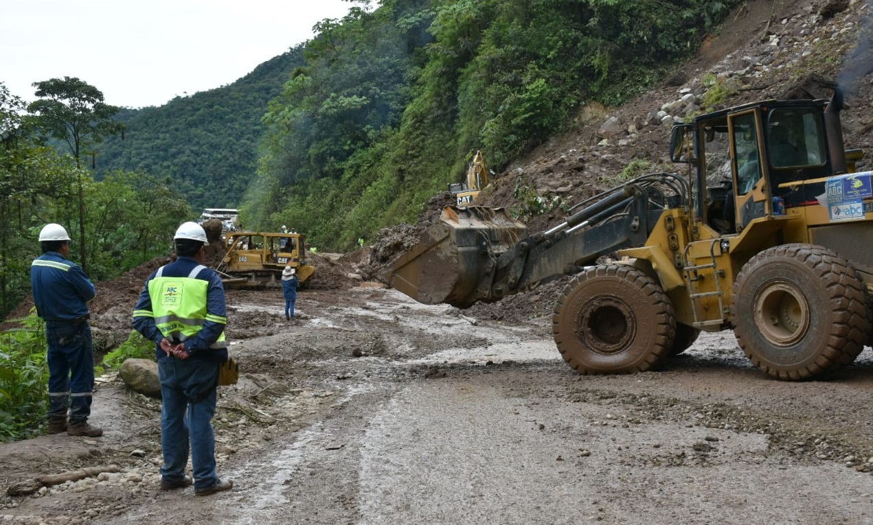 Plan de lluvias: ABC está preparada para atender problemas en carreteras del norte paceño
