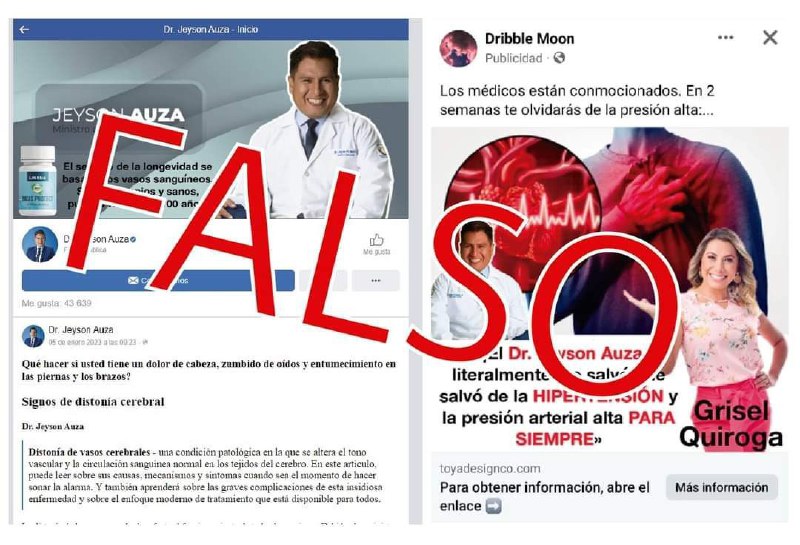Salud denuncia uso de imagen del ministro Auza para la venta de medicamentos ilegales
