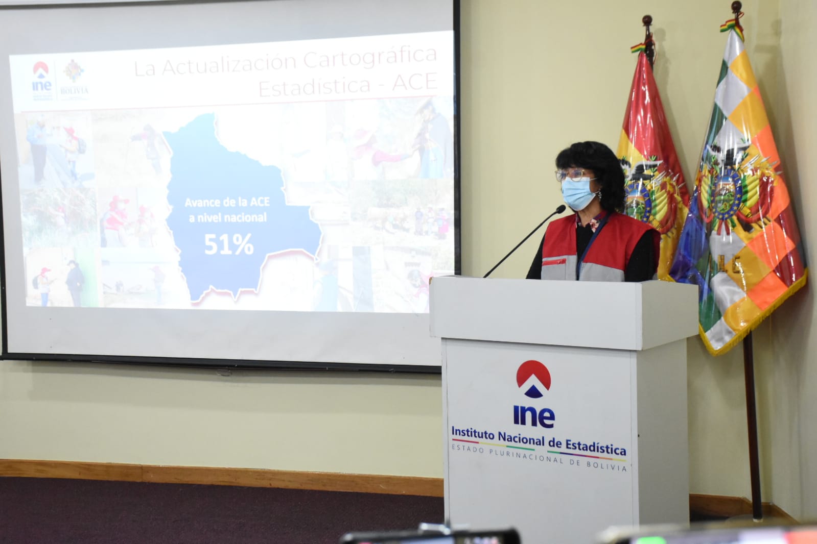 Actualización Cartográfica Estadística tiene un 51% de avance en Bolivia