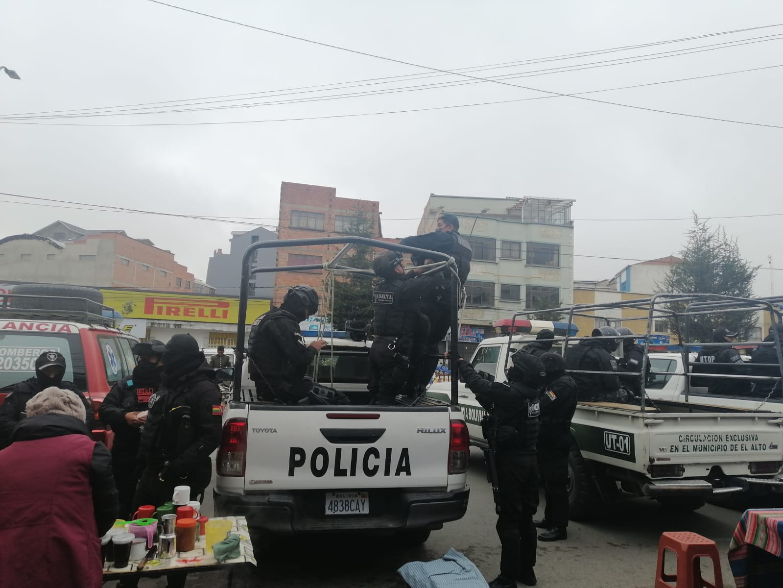 Más de 1.800 efectivos policiales fueron desplazados para controlar la seguridad en todas las actividades festivas de El Alto