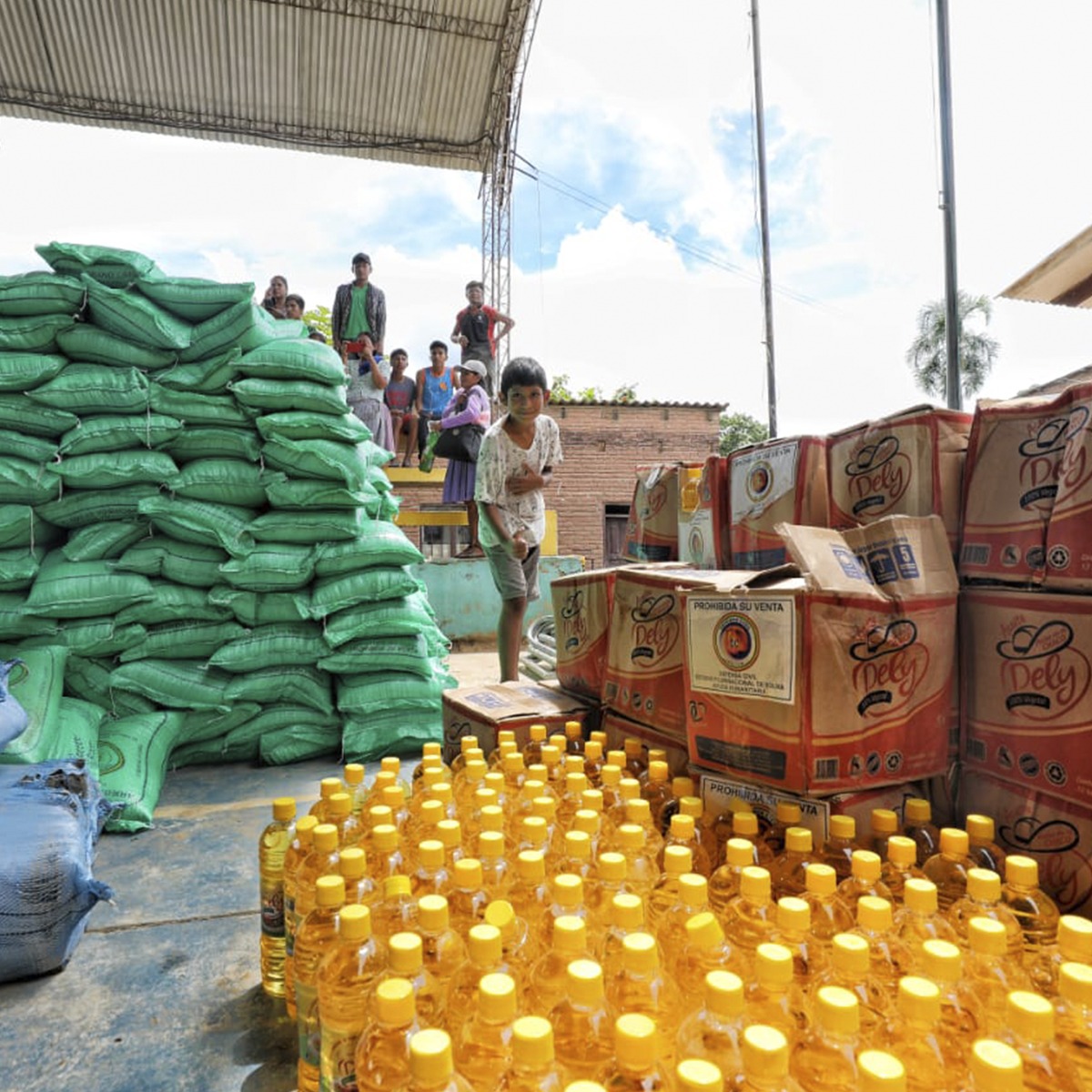 Más de 4.900 familias de La Paz, Beni y Santa Cruz fueron beneficiadas con apoyo humanitario del Gobierno nacional 