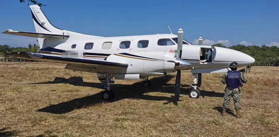 Fiscalía solicitará confiscación de la avioneta abandonada en pista clandestina en Santa Cruz