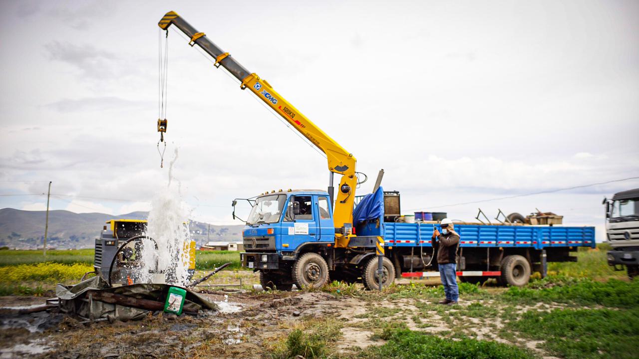 Desarrollo Rural anuncia la entrega de 29 pozos de agua en Oruro 