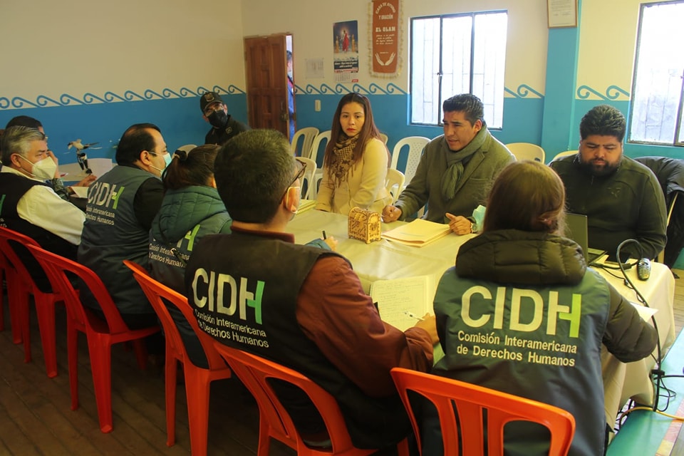 CIDH visita Chonchocoro con “todo el apoyo” de Régimen Penitenciario 