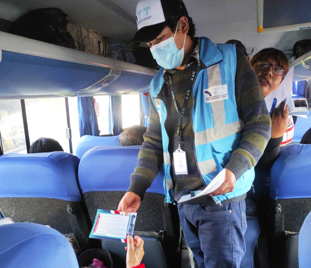 Operativo “Cuidando al peregrino” de la ATT controla horarios, tarifas y venta de boletos a menores