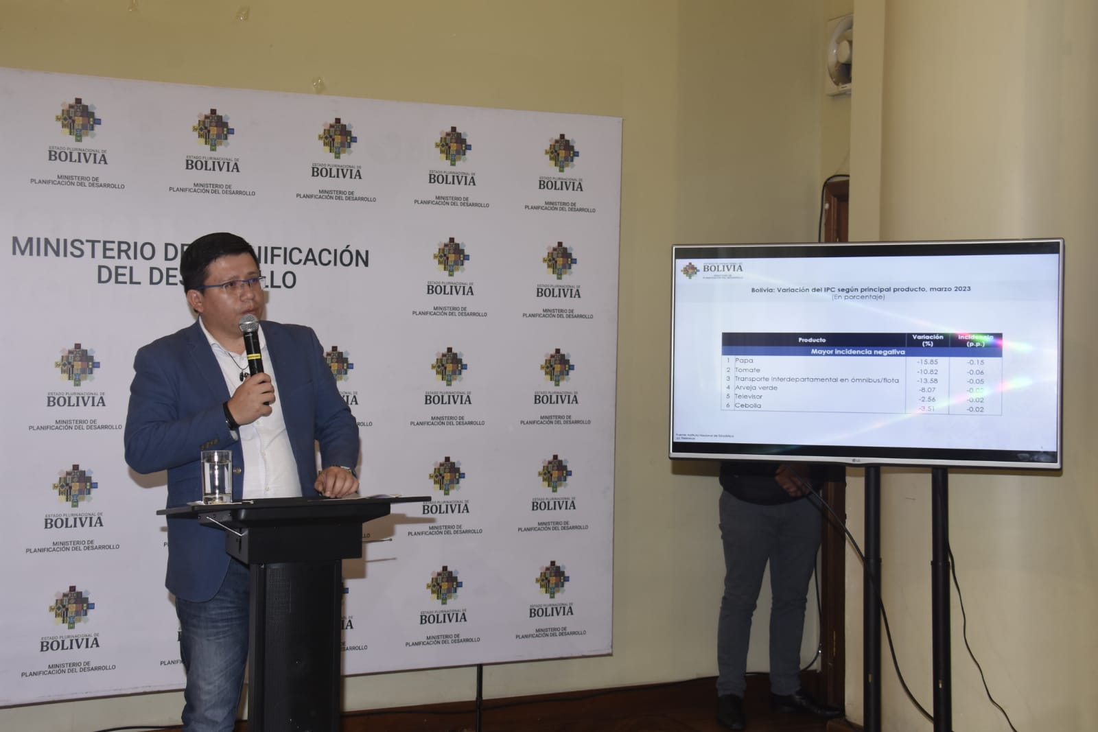 Bolivia logra una inflación de -019%, una de las más bajas de la región al primer trimestre de 2023