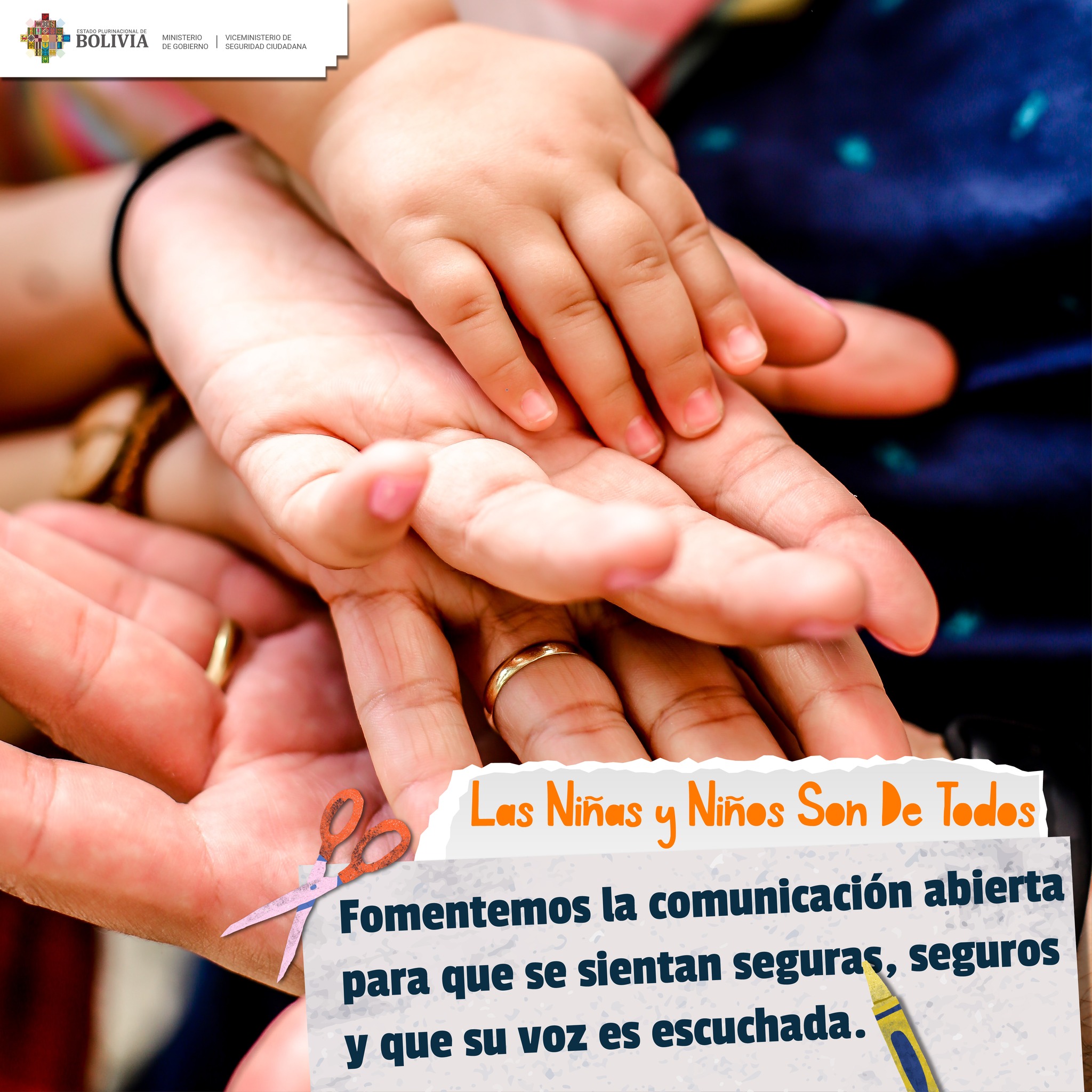 Gobierno activa campaña para sensibilizar de la responsabilidad colectiva en el cuidado y protección de la infancia 