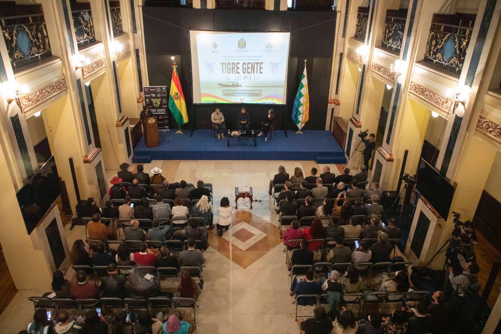 Largometraje muestra tráfico ilegal de jaguares de Bolivia a China, Choquehuanca pide cooperación para combatirlo