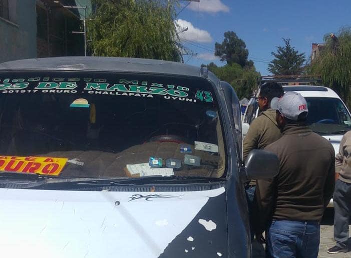 Viceministerio de Seguridad Ciudadana en inspección masiva de vehículos con vidrios oscurecidos en Challapata