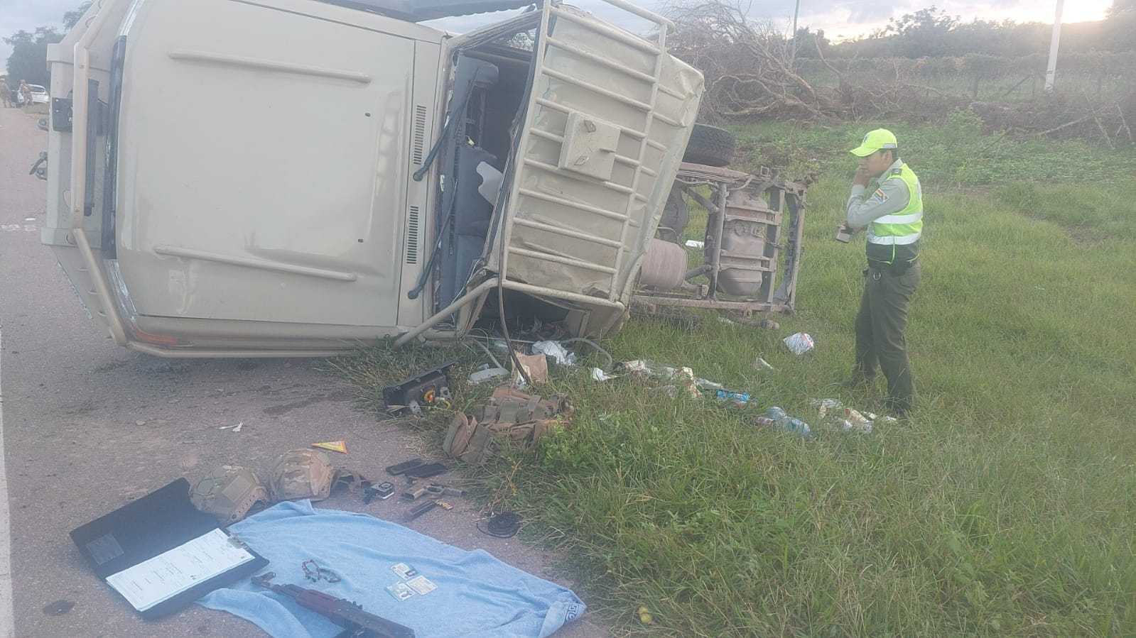 Un militar muere en accidente de tránsito cuando realizaba un patrullaje anticontrabando