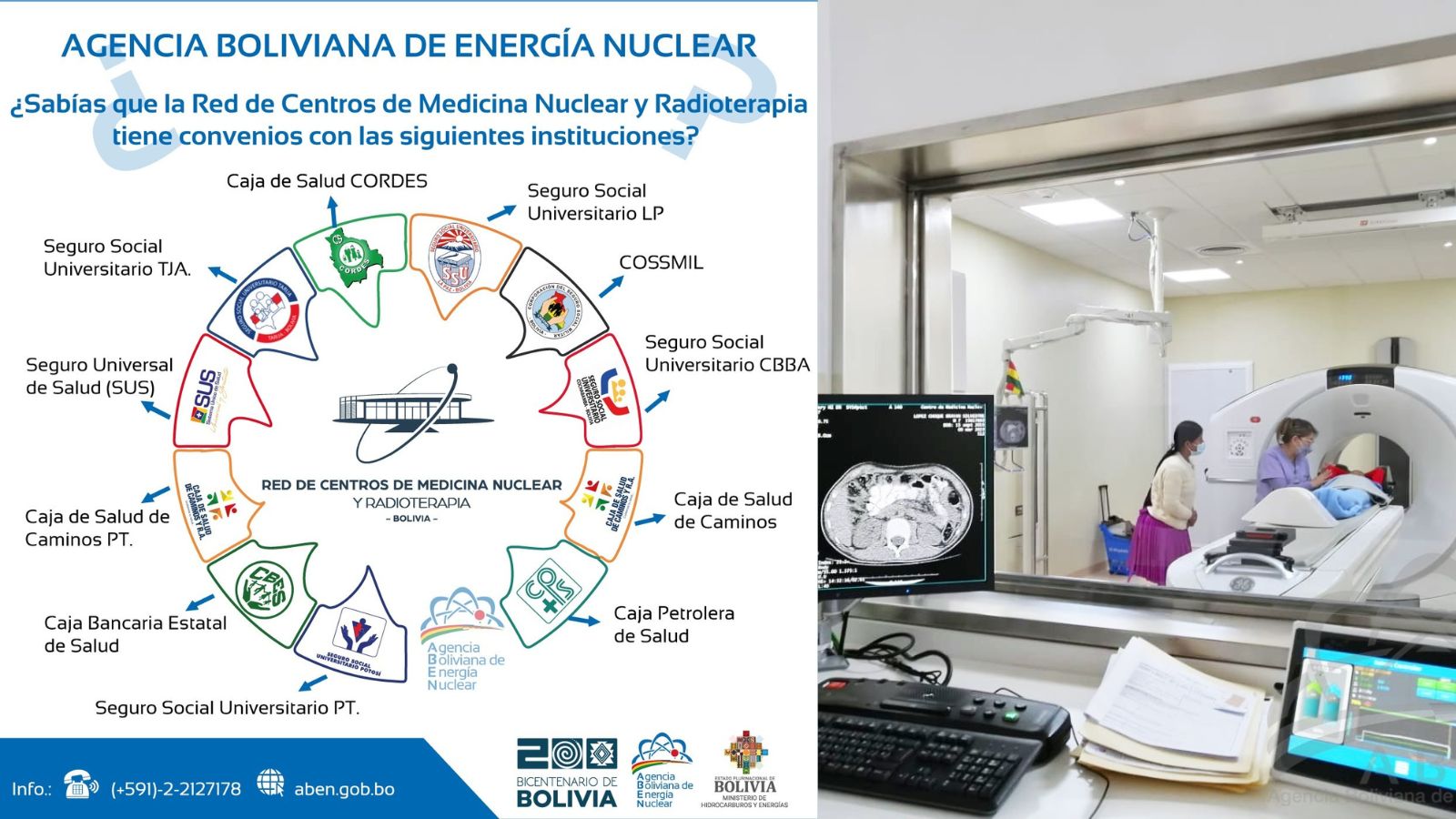 Pacientes oncológicos de 11 seguros de salud serán atendidos en la estatal Red de Medicina Nuclear y Radioterapia