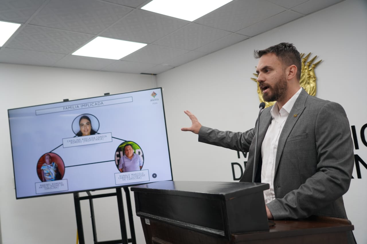 Del Castillo revela que dueños de courier utilizado para enviar droga a España tienen antecedentes de narcotráfico