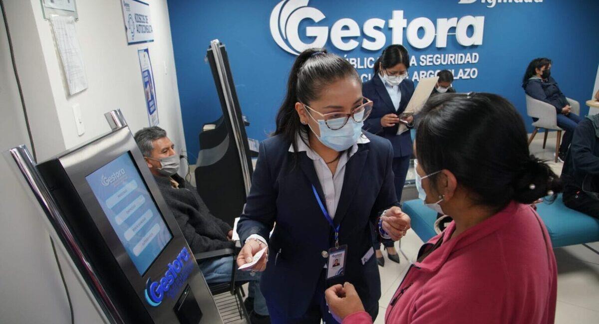 Una plataforma de la Gestora Pública. Archivo.