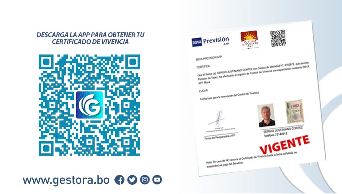 Gestora recuerda a jubilados que el “certificado de vivencia” está vigente hasta el 31 de julio