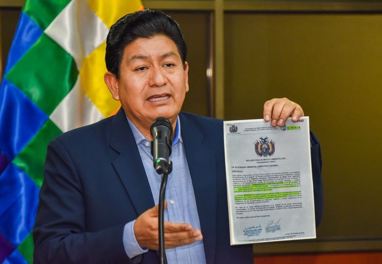 Montaño reprocha que la Gobernación de Santa Cruz no entienda los trámites para la carretera Okinawa- Parque Industrial