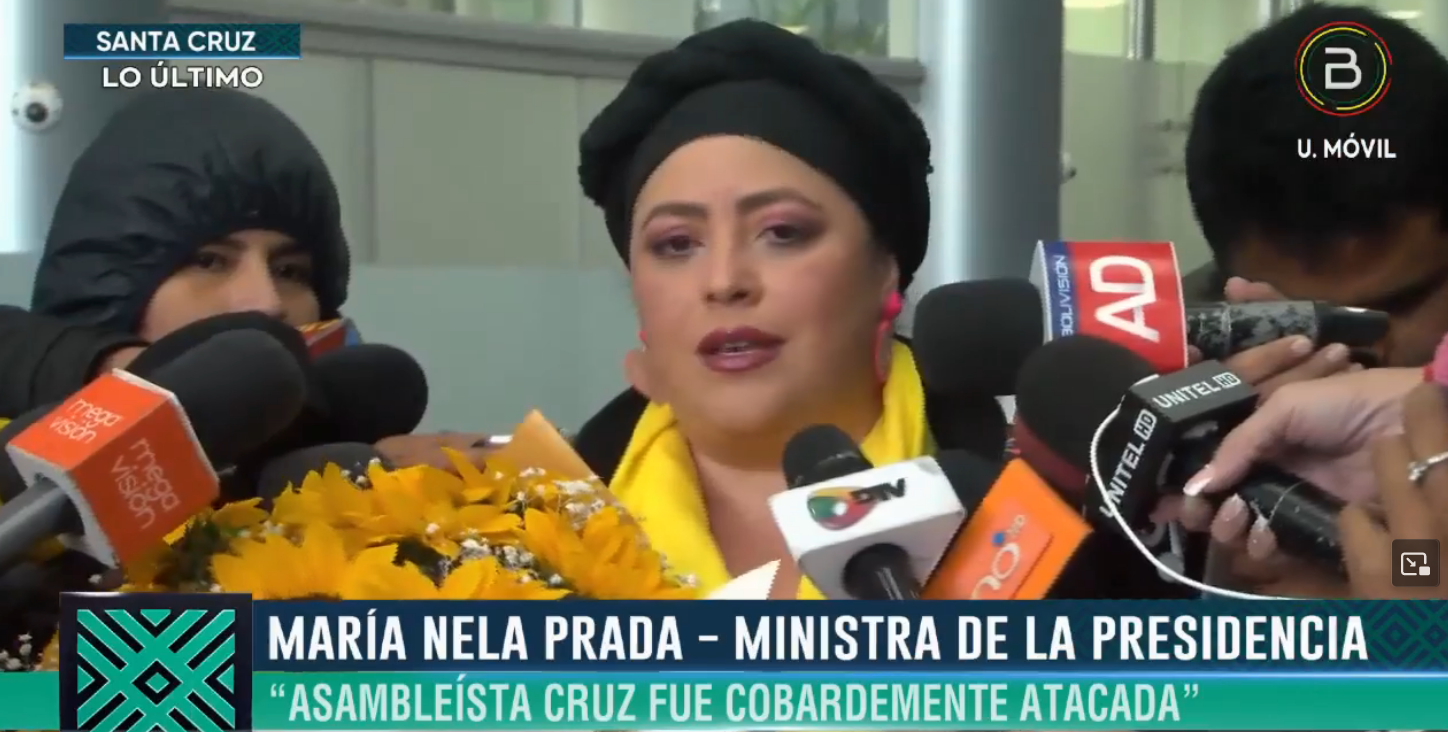 Ministra Prada visita a la asambleísta Cruz en el hospital y anuncia que el Mecanismo de Prevención se reunirá el miércoles