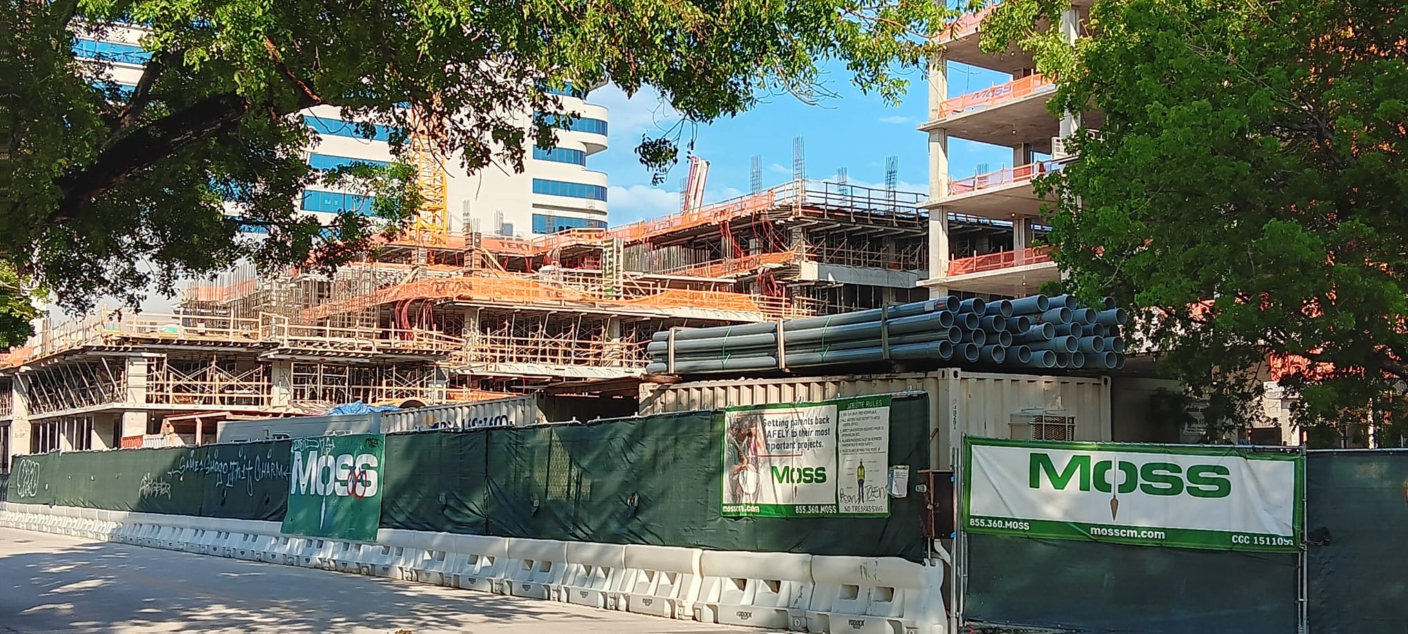 Construcciones en Florida donde trabajan obreros latinos. Cortesía.