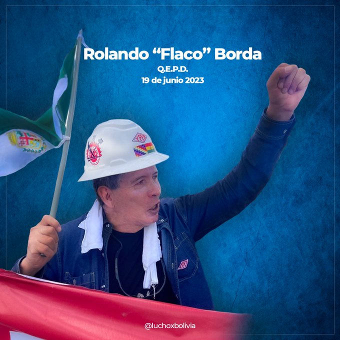 Presidente lamenta muerte del dirigente “Flaco” Borda y destaca su legado y compromiso con la clase trabajadora