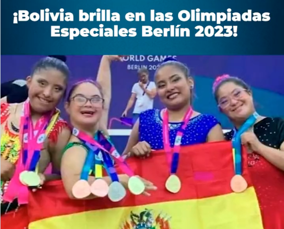 Gimnastas conquistan 17 medallas para Bolivia en Olimpiadas de Berlín, Presidente felicita a las deportistas 