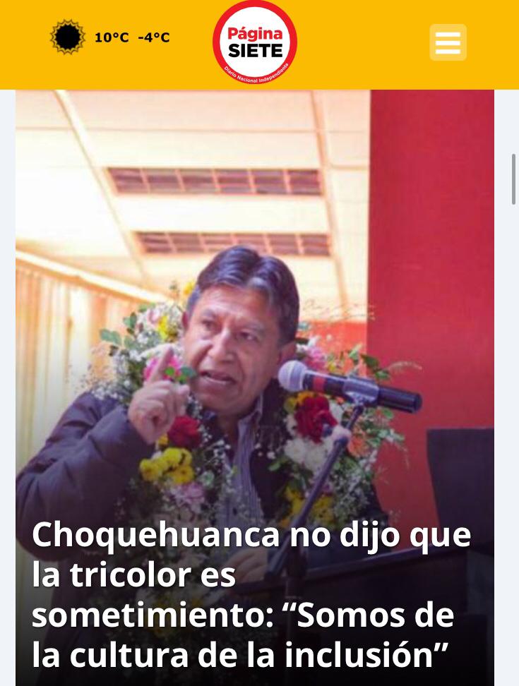 Tras admisión de error de Página Siete, Vicepresidente espera que quienes difundieron esa “mentira” se retracten