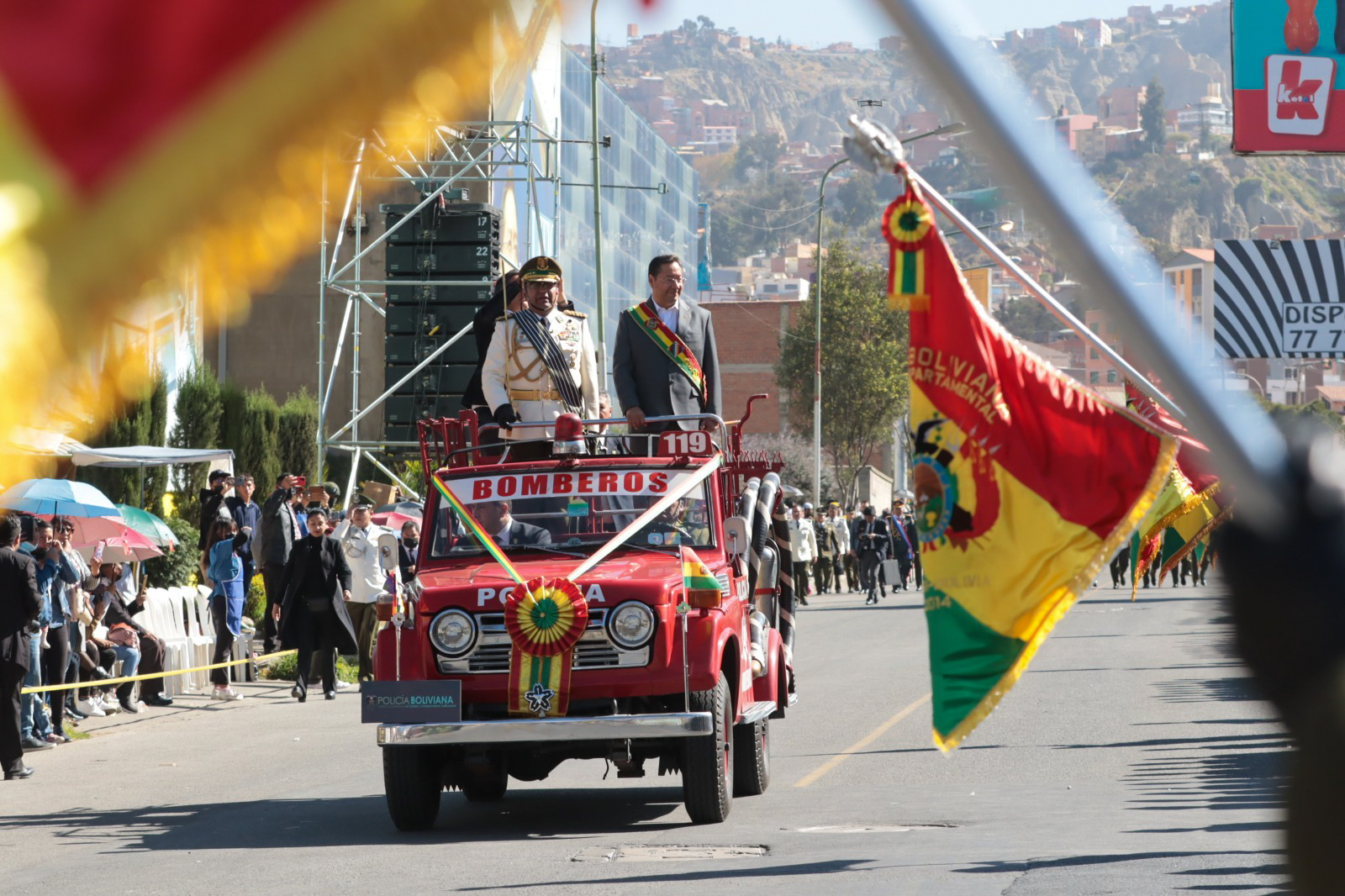 Presidente destaca compromiso de la Policía con la “salvaguarda de la democracia” por encima de cualquier interés