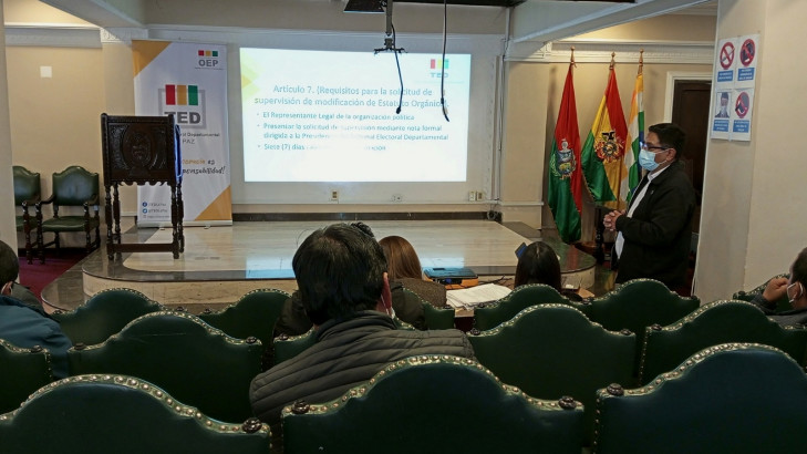 La Paz: de 27 agrupaciones ciudadanas, ocho renovaron sus directivas y dos adecuaron sus estatutos
