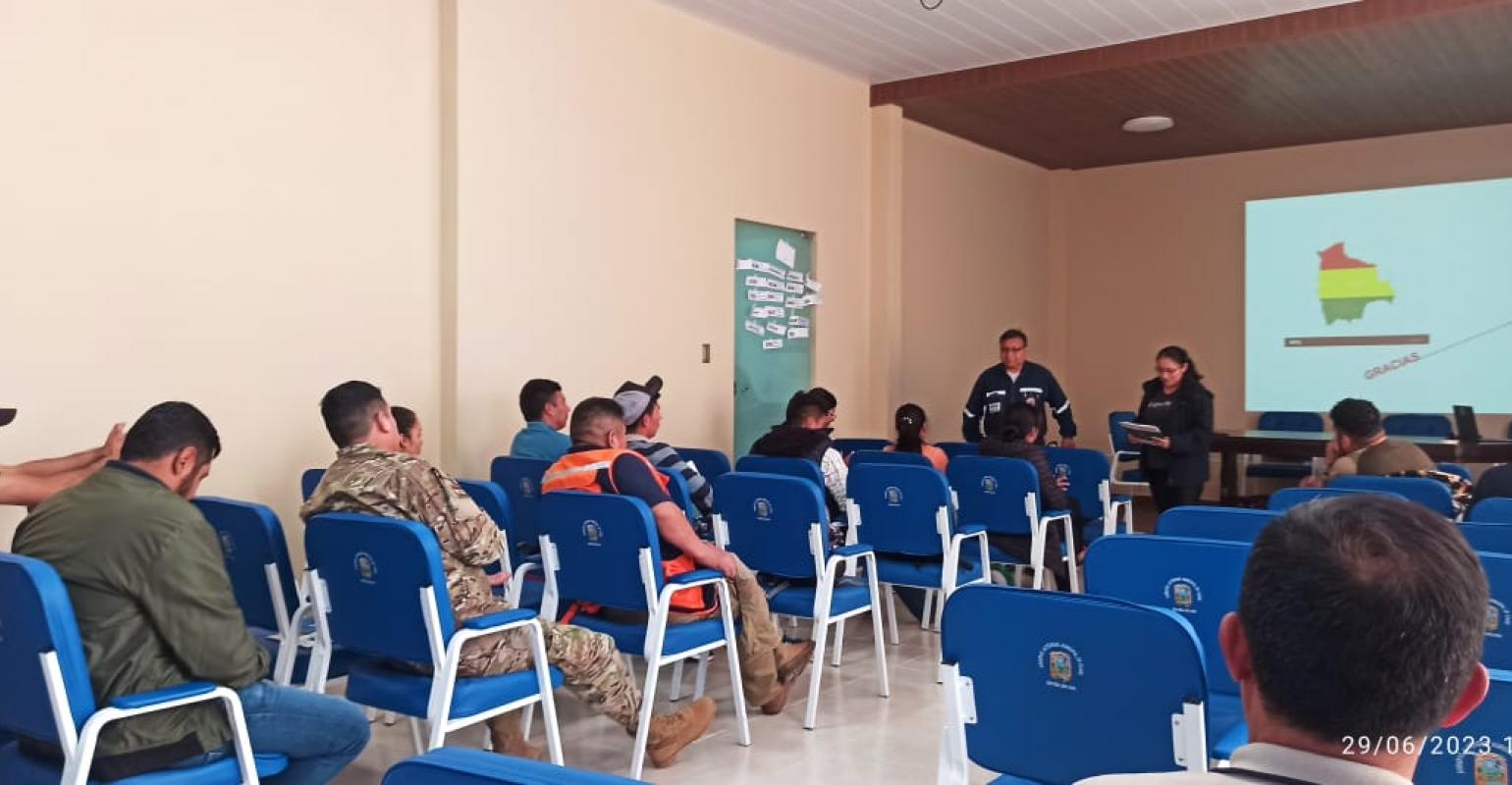 Funcionarios del Gran Chaco se preparan en gestión de riesgos y atención de desastres