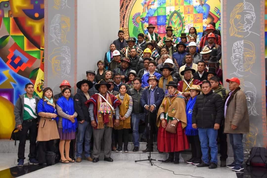 Choquehuanca afirma que el “Proceso de Cambio” es del pueblo y llama a defender al Gobierno