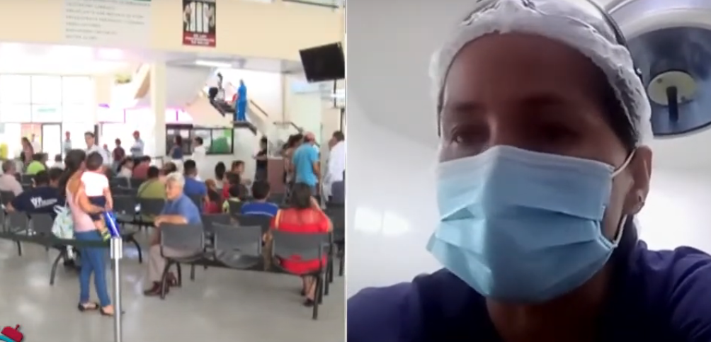 Trabajadores del hospital San Juan de Dios cumplen segundo día de paro, exigen a la Gobernación de Santa Cruz atención a sus demandas