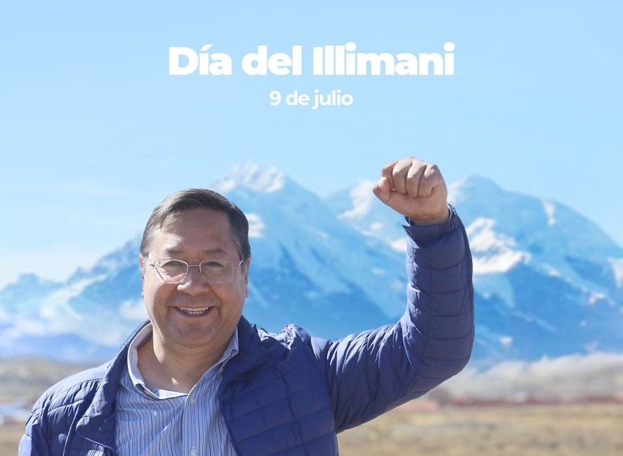 Presidente recuerda el Día del Illimani y destaca que es símbolo y orgullo de la paceñidad