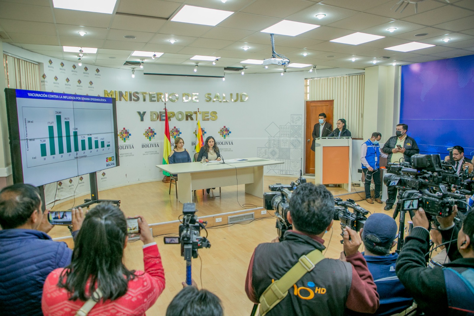 Salud insta a los Sedes a inmunizar contra la Influenza sin restricción y asegura que existen suficientes dosis