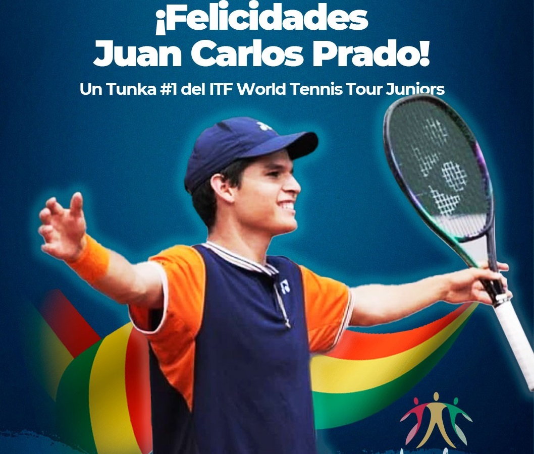 Presidente felicita al tenista Juan Carlos Prado Ángelo, número uno del ranking mundial
