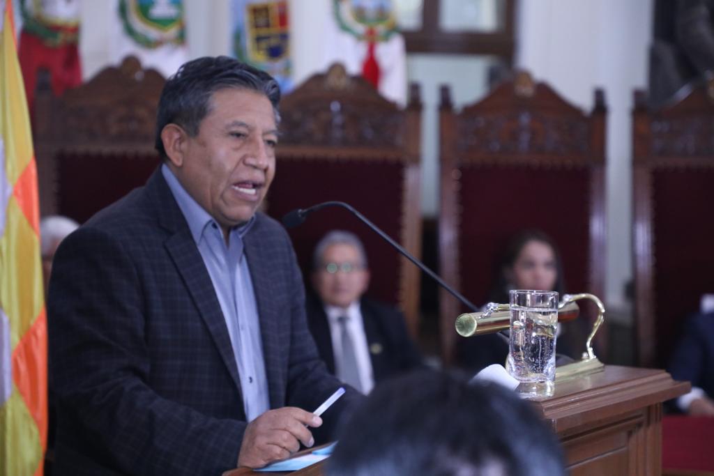 Choquehuanca destaca primera graduación de especialistas en derecho agroambiental