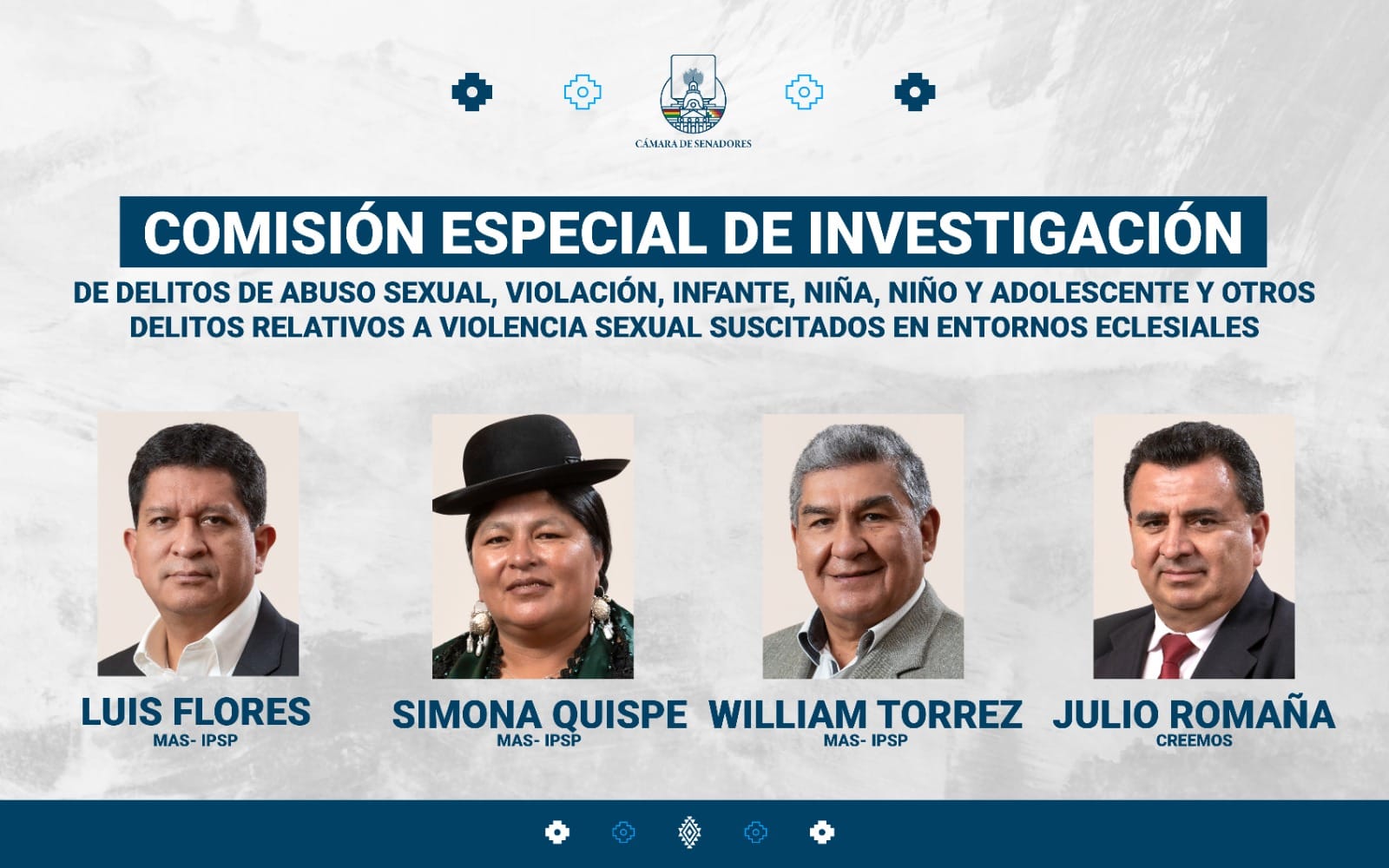 Senado conforma Comisión Especial que investigará casos de pederastia