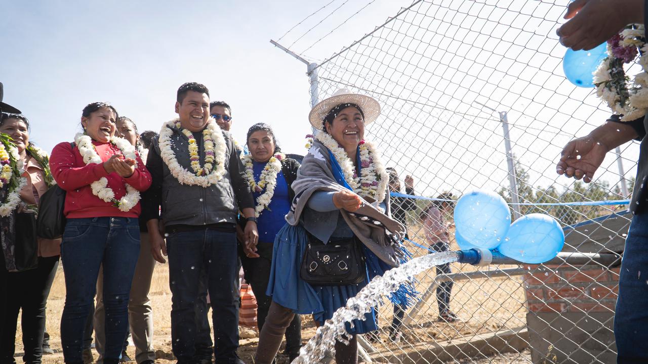 Producción agrícola de Tolata, Tarata y Mizque se potencia con sistemas de agua valuados en Bs 3,3 millones