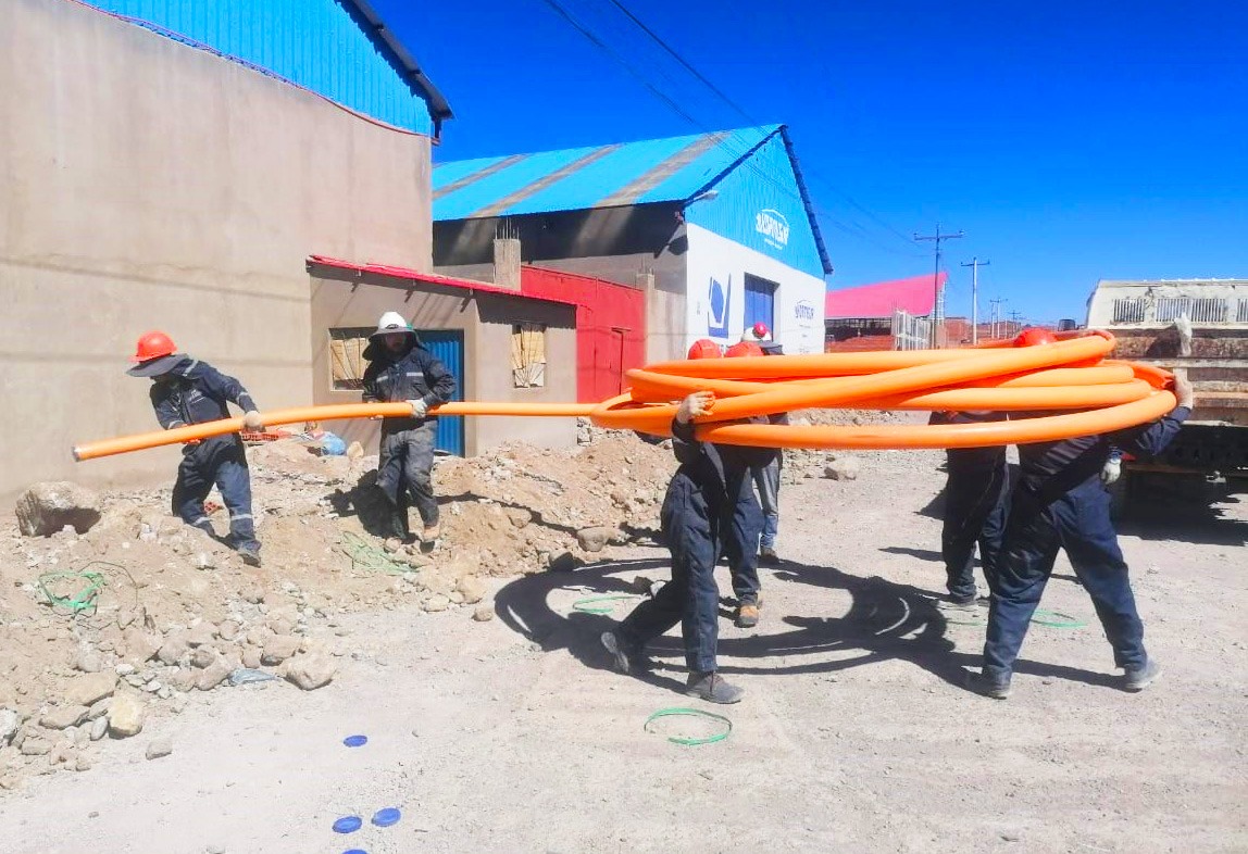 YPFB invierte Bs 2 millones y retoma tendido de redes para gas domiciliario en municipios de Potosí