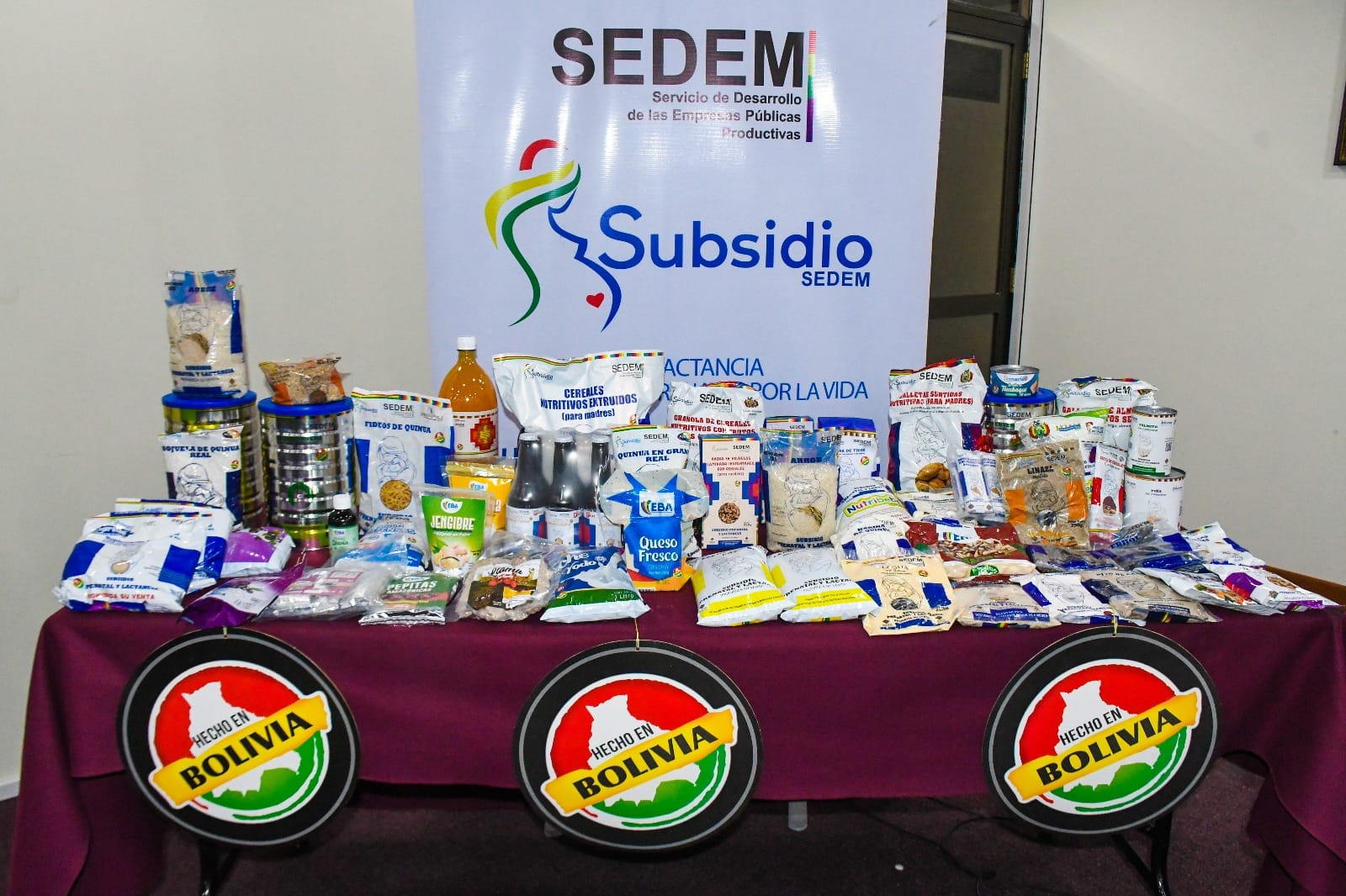 Sedem presenta paquetes de los subsidios con productos dotados por 118 unidades productivas