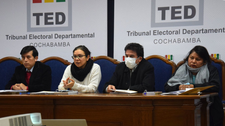 TED Cochabamba abre inscripciones para el curso de notarios electorales