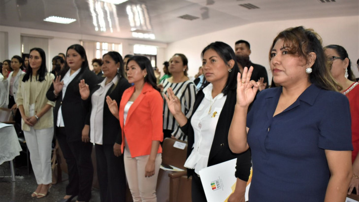 El Serecí posesiona a 52 nuevos oficiales de registro civil para Santa Cruz