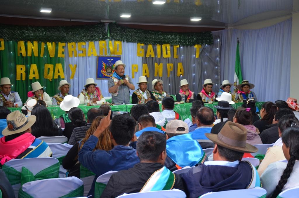 Vicepresidente destaca la resistencia de Raqaypampa en su aniversario de Autonomía Indígena Originario Campesina