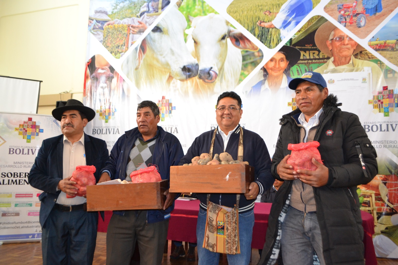 Cocapata, Tiraque y Villazón tendrán cuatro silos para semillas de papa de alta calidad con Bs 8 millones de inversión