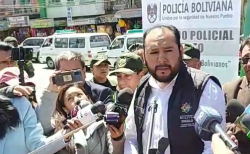 Fortalecen la lucha contra el crimen con el incremento de policías y patrullajes aéreos en El Alto 