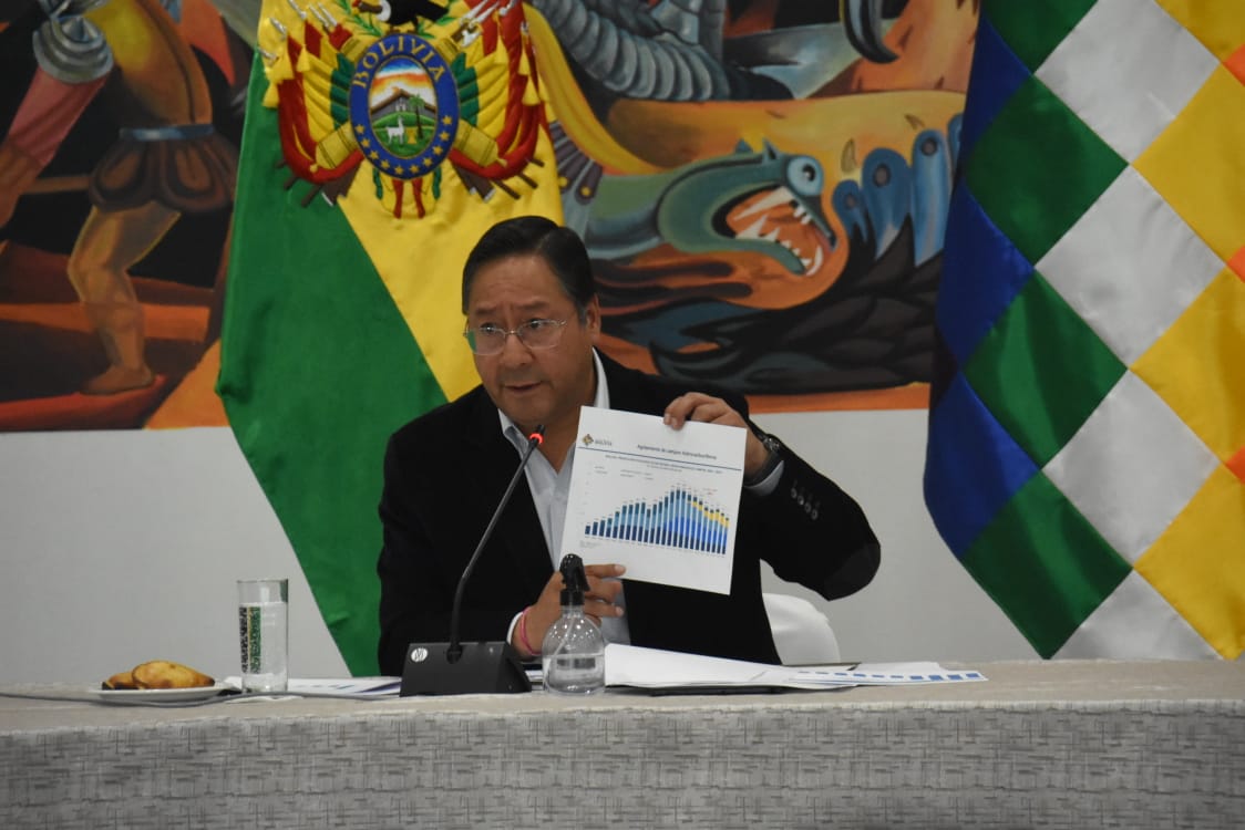 Presidente afirma que Bolivia recuperará su sitial en producción de gas con el estratégico plan de YPFB