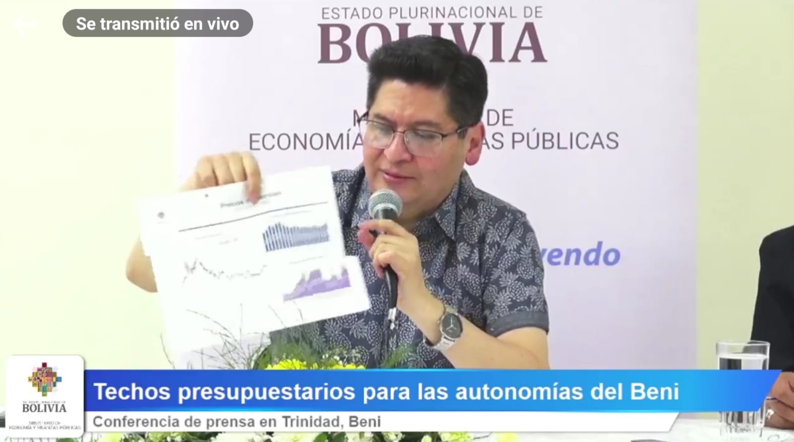 Economía aclara que Beni tiene Bs 2.824 MM para proyectos en 2023, presupuesto de Gobernación baja para 2004 por factores externos