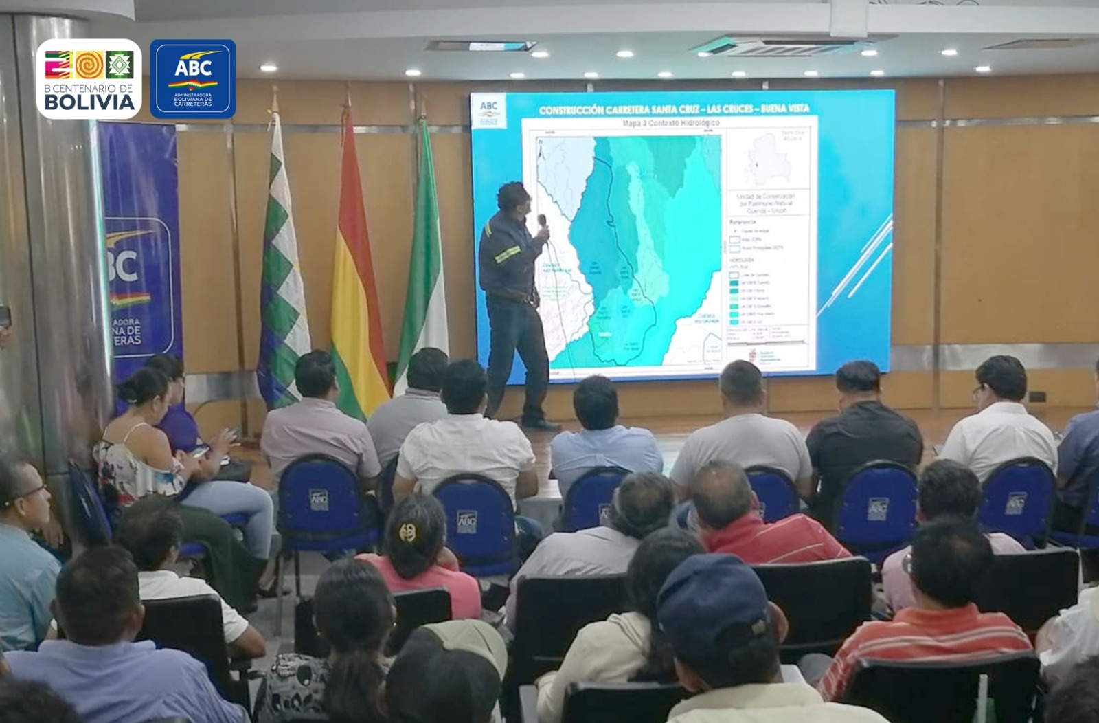 Organizaciones sociales y autoridades respaldan construcción de la carretera Las Cruces – Buena Vista 