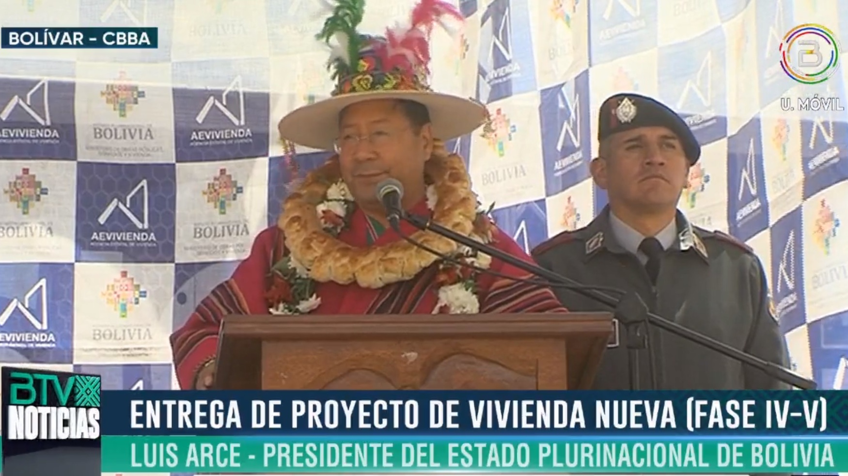 Presidente entrega 69 viviendas sociales en el municipio cochabambino de Bolívar 