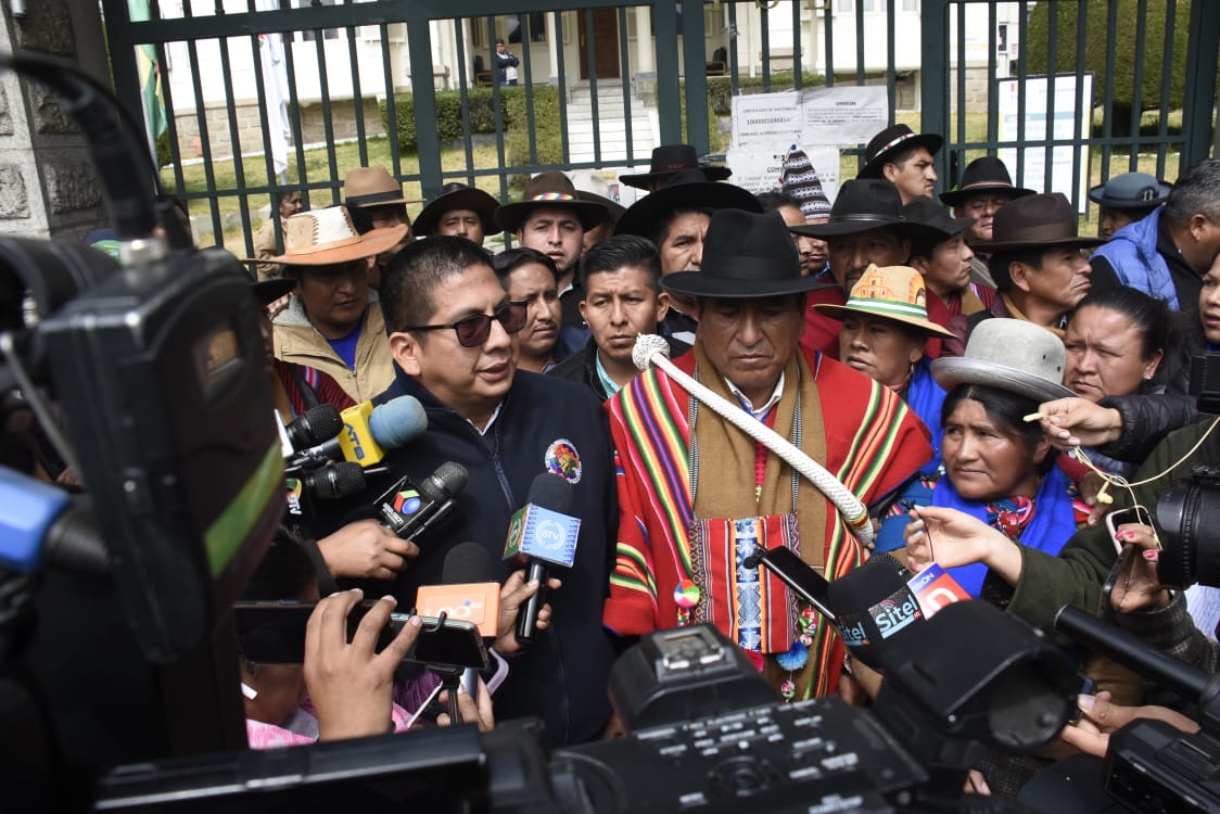 Pacto de Unidad denuncia que el congreso del MAS no fue consensuado con las bases y exige al TSE no avalar la reunión